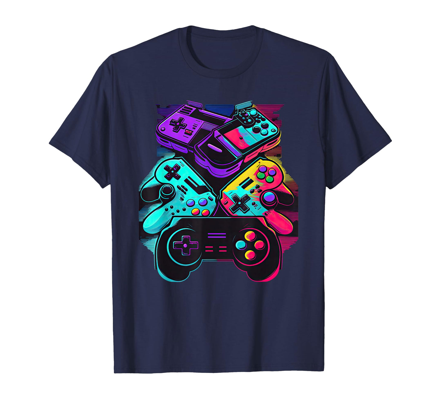 Console Control Classic Black Gaming T-Shirt