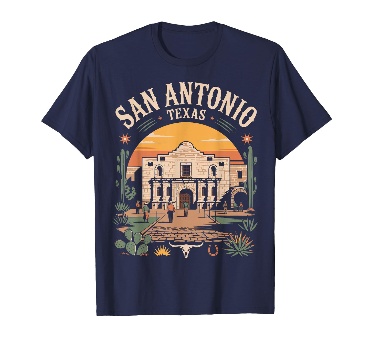 San Antonio Texas Alamo Riverwalk City T-Shirt