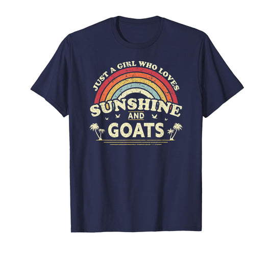 Goat Shirt. Just A Girl Who Loves Sunshine And Goats T-Shirt