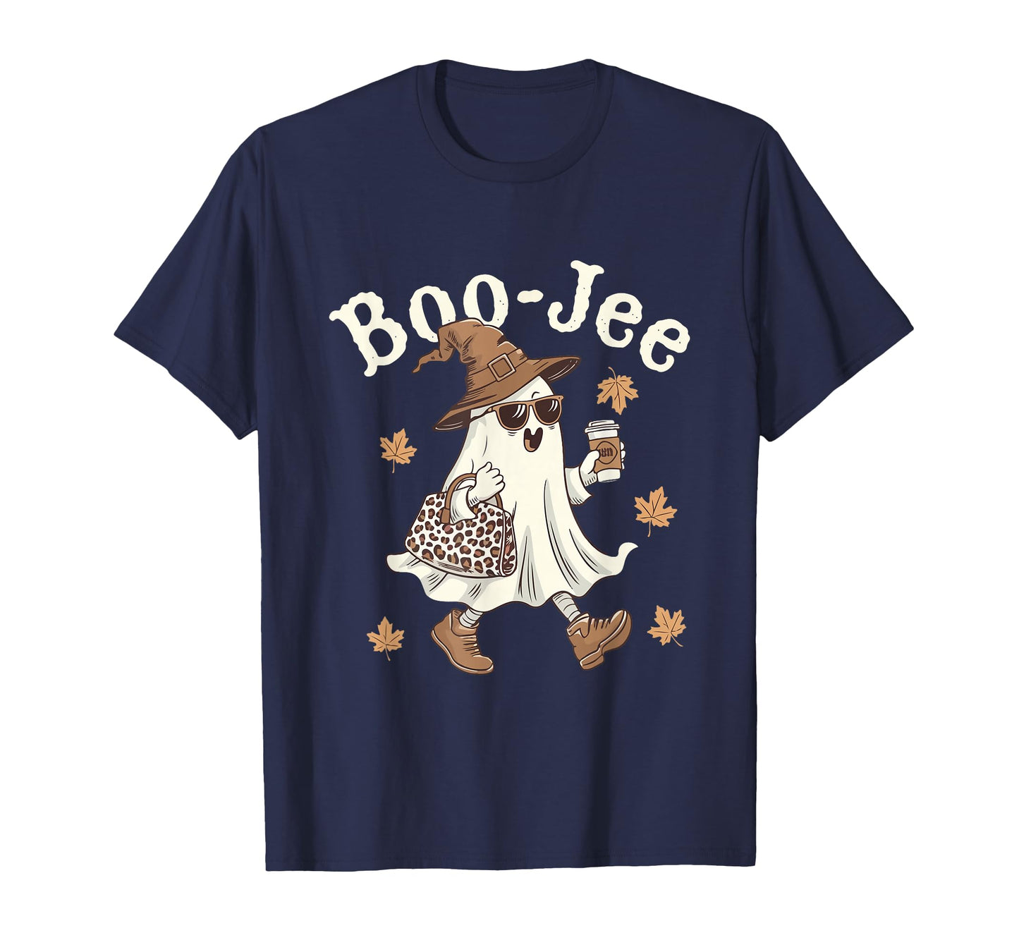 Cute Boo-Jee Tumbler Ghost Boujee Halloween Girl Women T-Shirt