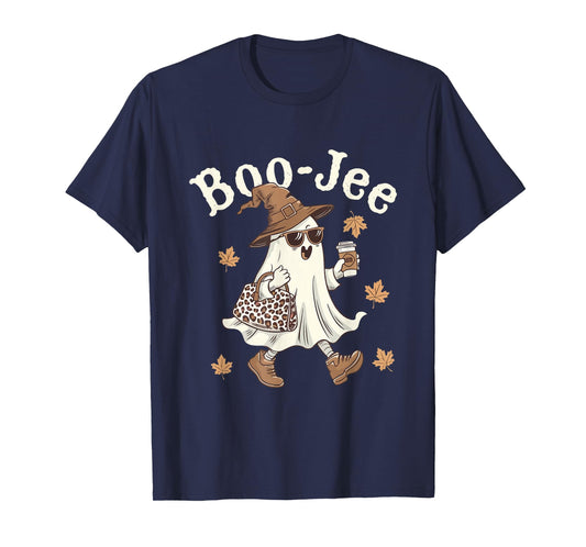 Cute Boo-Jee Tumbler Ghost Boujee Halloween Girl Women T-Shirt