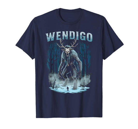 Wendigo Monster Legendary Creature Cryptozoology Cryptid T-Shirt