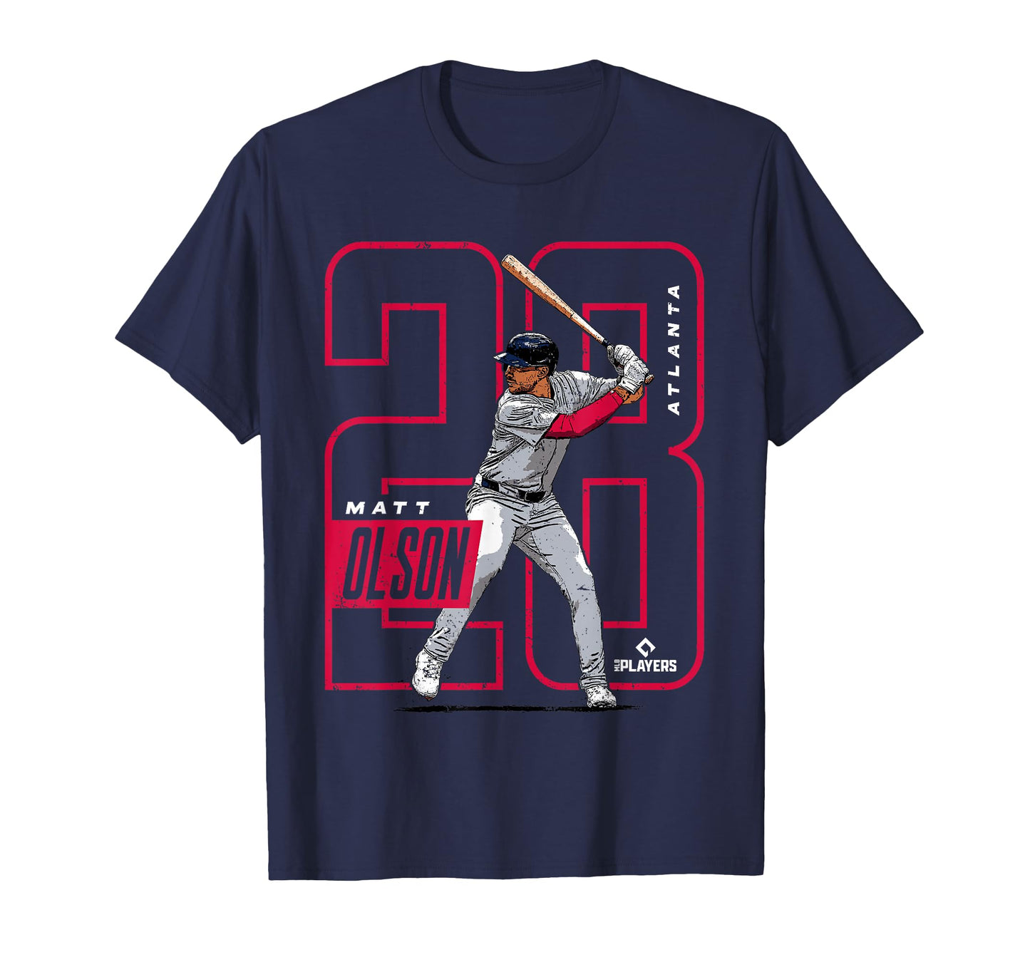 Matt Olson | Atlanta Baseball MLB Players | MLBOLS4025-S T-Shirt