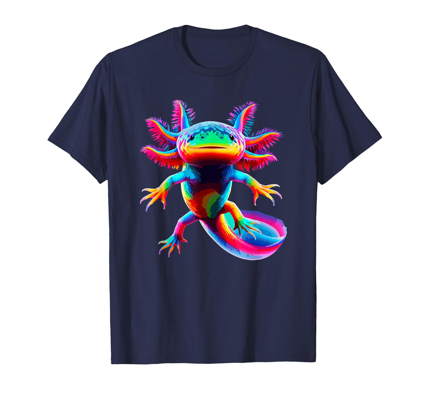 Axolotl Beautiful Colorful Axolotl T-Shirt