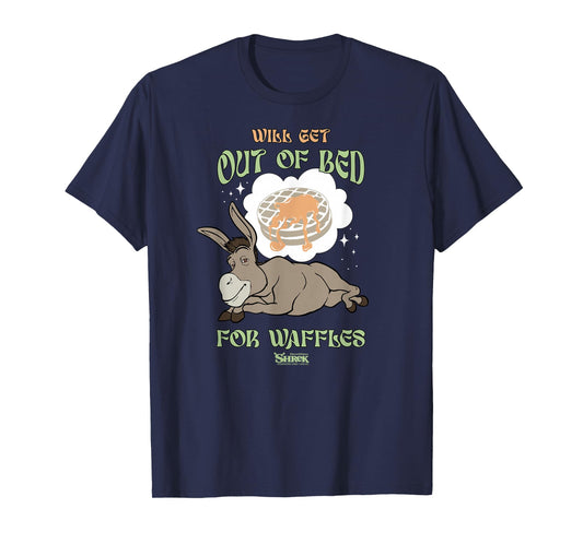 Shrek Donkey Will Get Out of Bed for Waffles T-Shirt