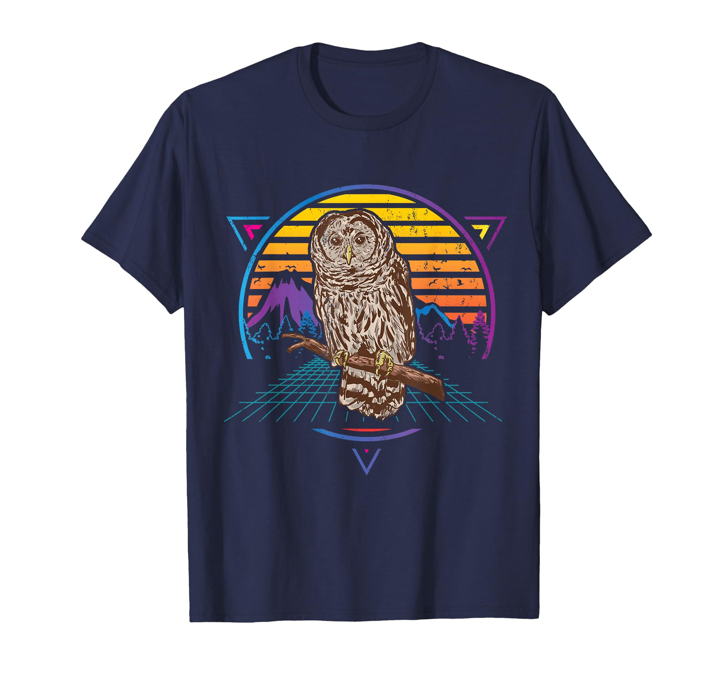 Retro Barred Owl T-Shirt