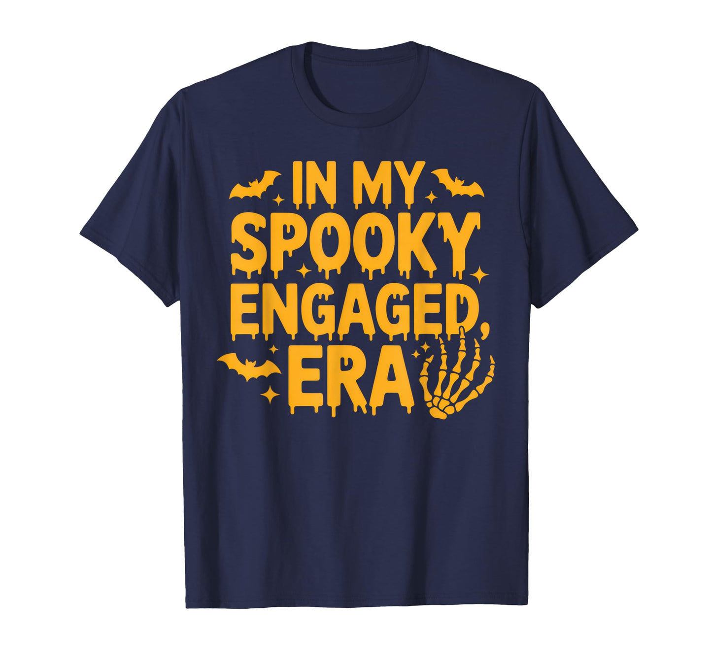 in My Spooky Engaged Era Halloween Fun for Couples T-Shirt