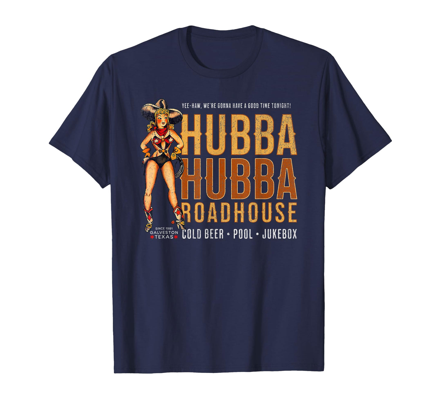 Hubba Habba Roadhouse Texas Bar T-Shirt