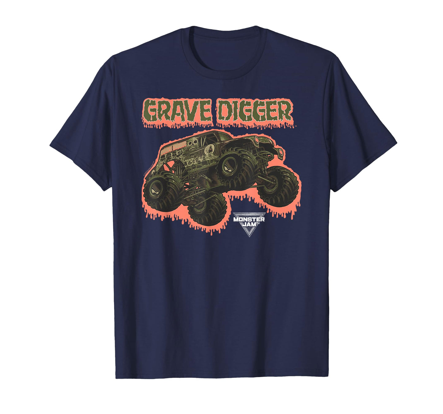 Monster Jam Camo Grave Digger Monster Truck Motorsports T-Shirt