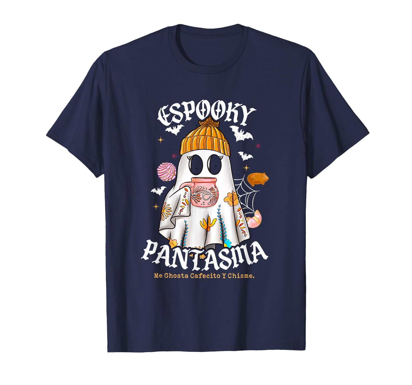 Espooky Pantasma Me Ghosta Cafecito Y Chisme T-Shirt