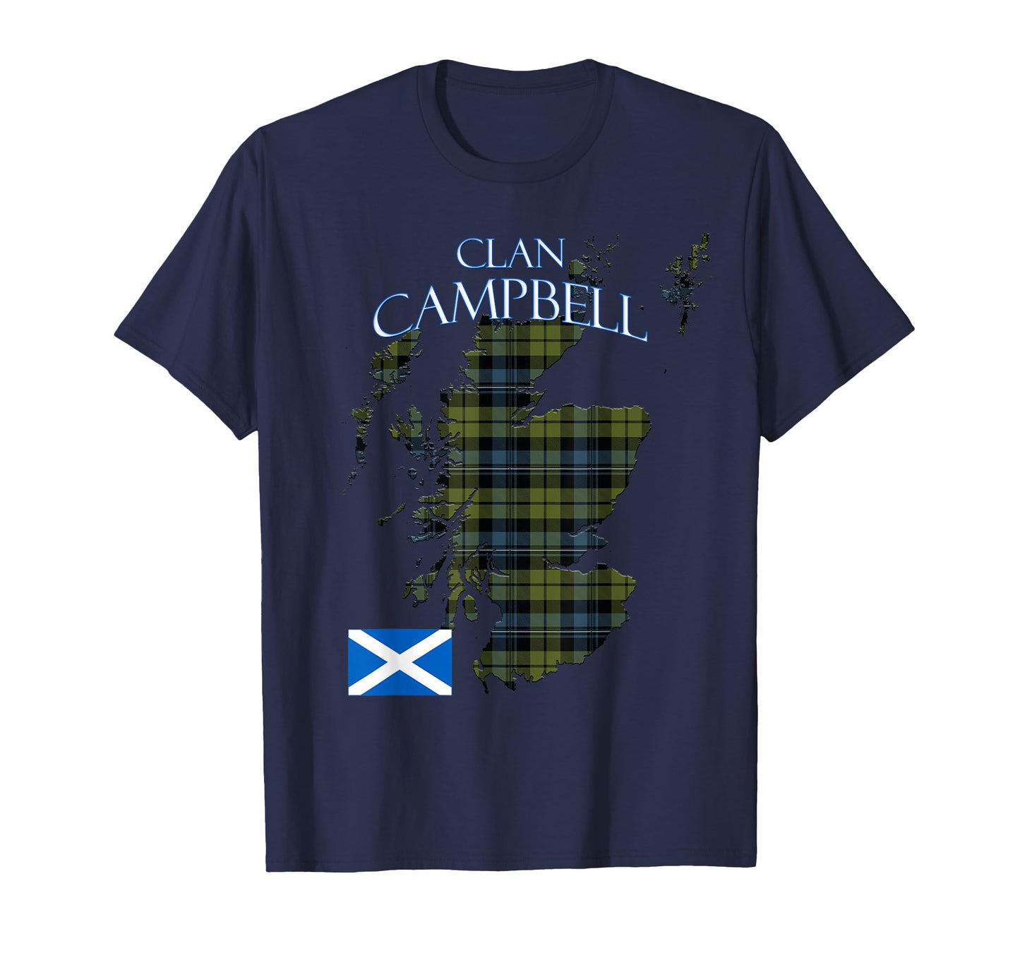 Campbell Scottish Clan Tartan Scotland T-Shirt