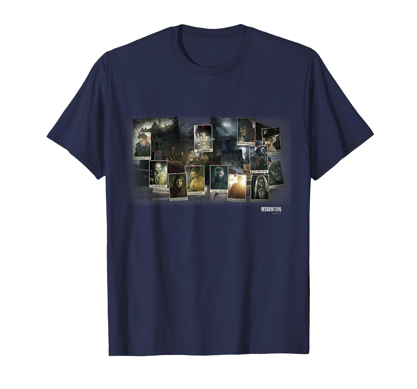 CAPCOM Official Merchandise RESIDENT EVIL 7,8 T-Shirt, Black
