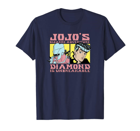 JoJo Part 4 Josuke and Shining Crazy Diamond Drawing Anime T-Shirt