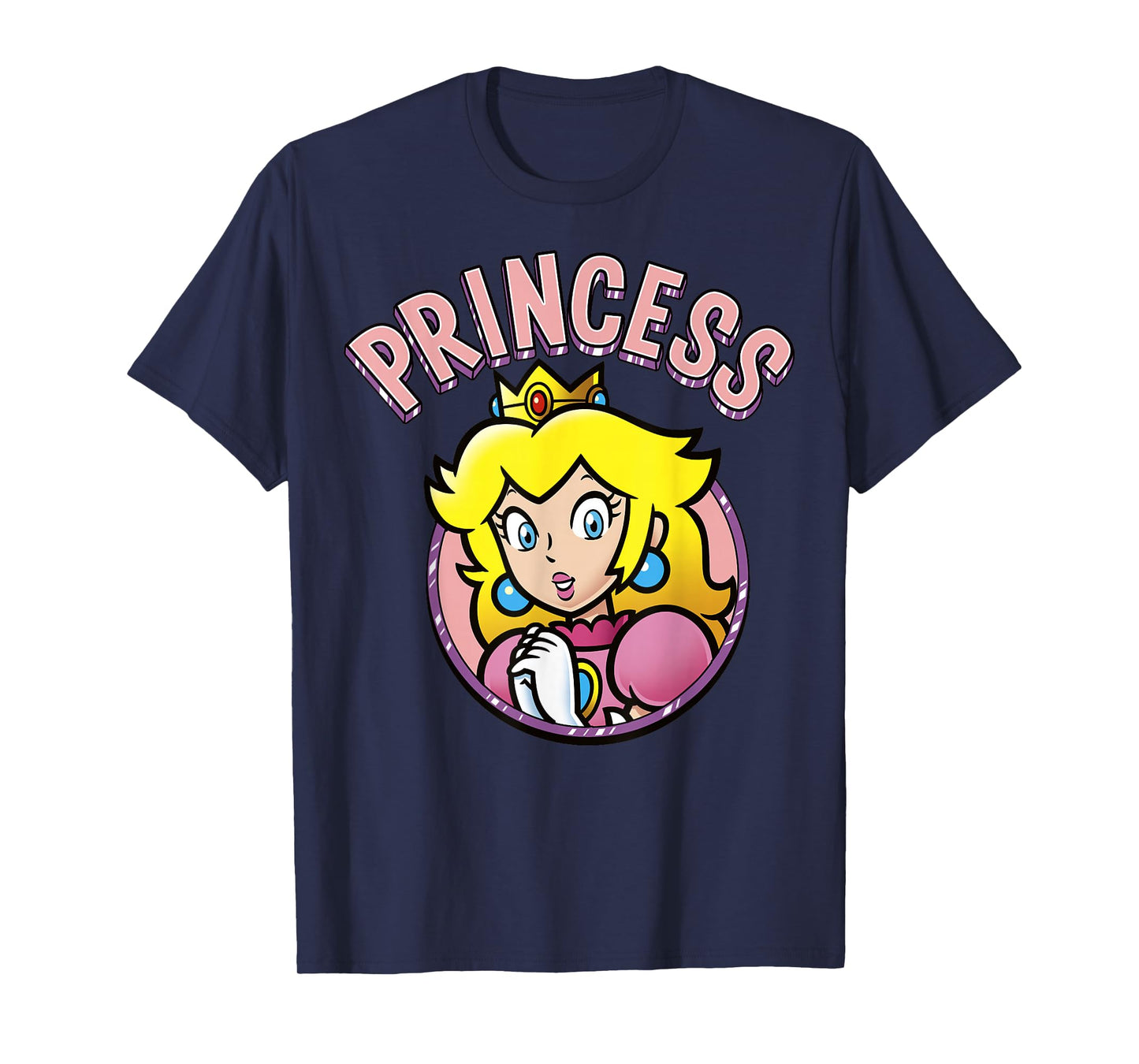Super Mario Peach The Princess Portrait T-Shirt