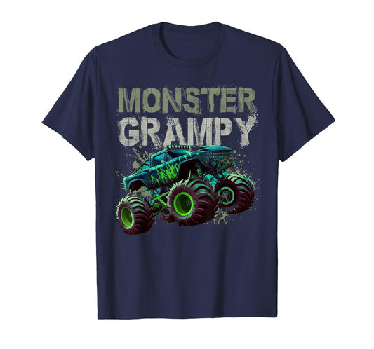 Monster Truck Grampy Family Matching Monster Truck Lovers T-Shirt