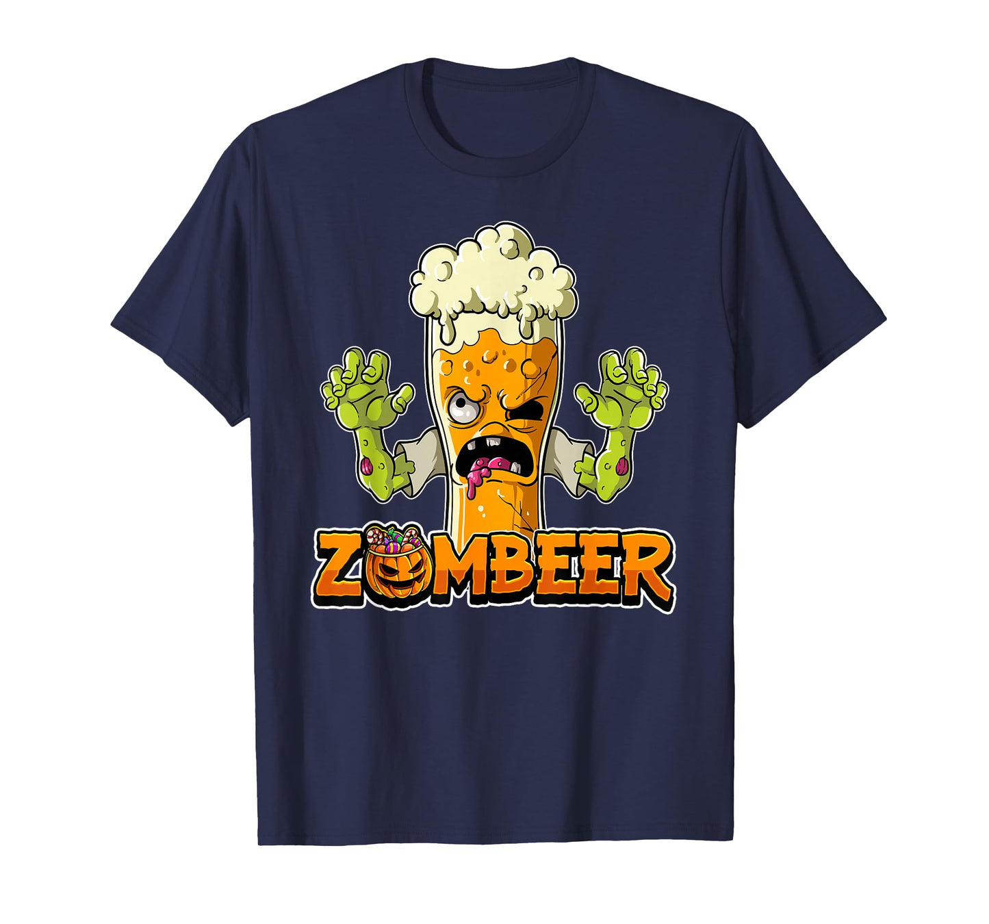 Zombeer Halloween Zombie T-Shirt