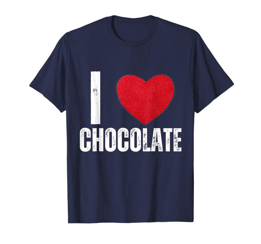 I Love Chocolate Gifts for Men I Heart Chocolate Kids T-Shirt