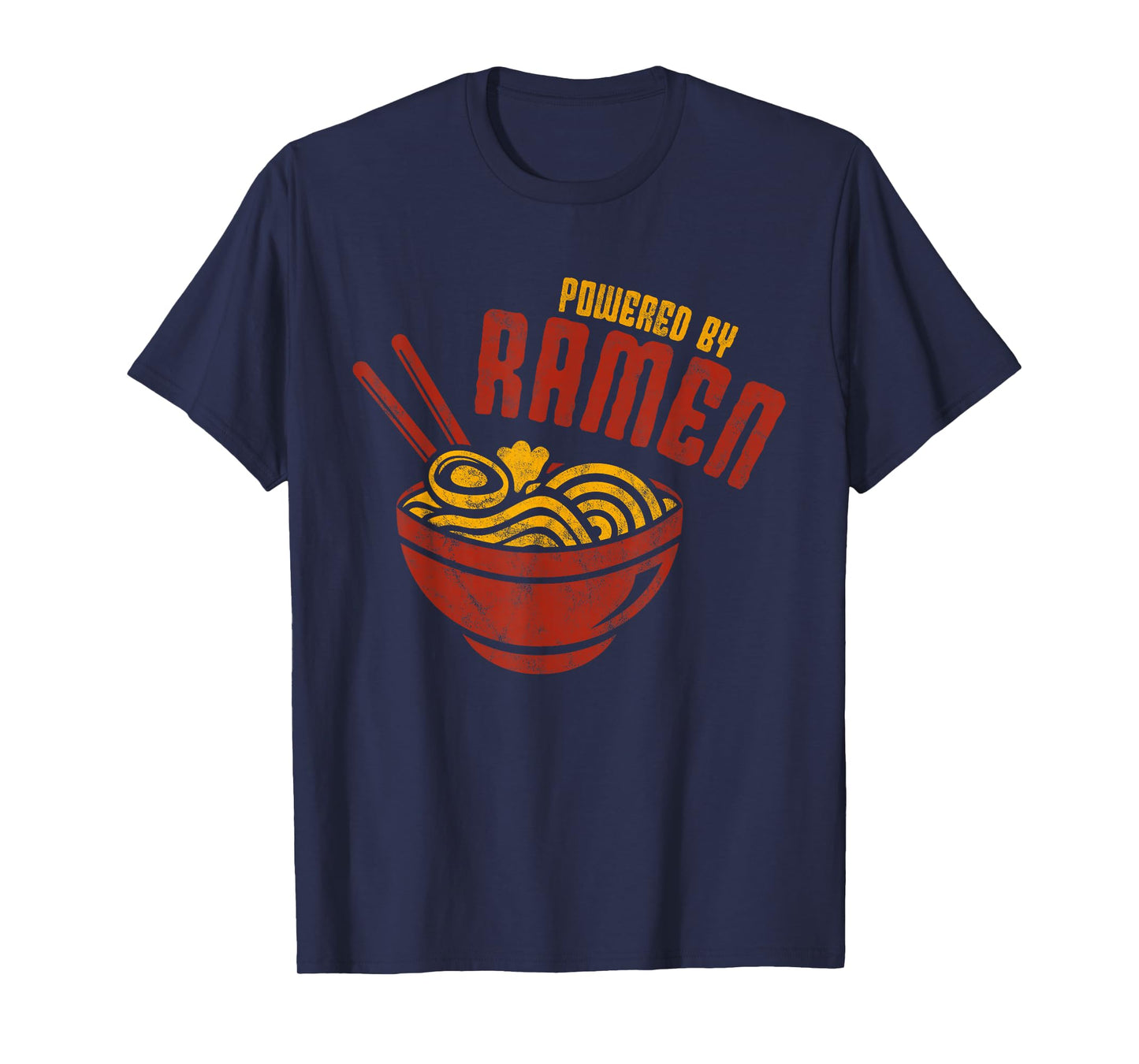 Powered by Ramen Japanese Love Anime Noodles T-Shirt