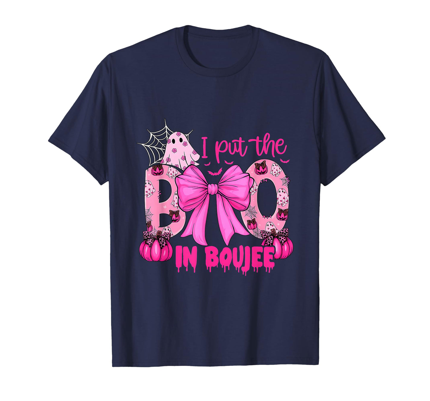 Spooky Season Halloween Ghost I Put Boo in Boujee Halloween T-Shirt