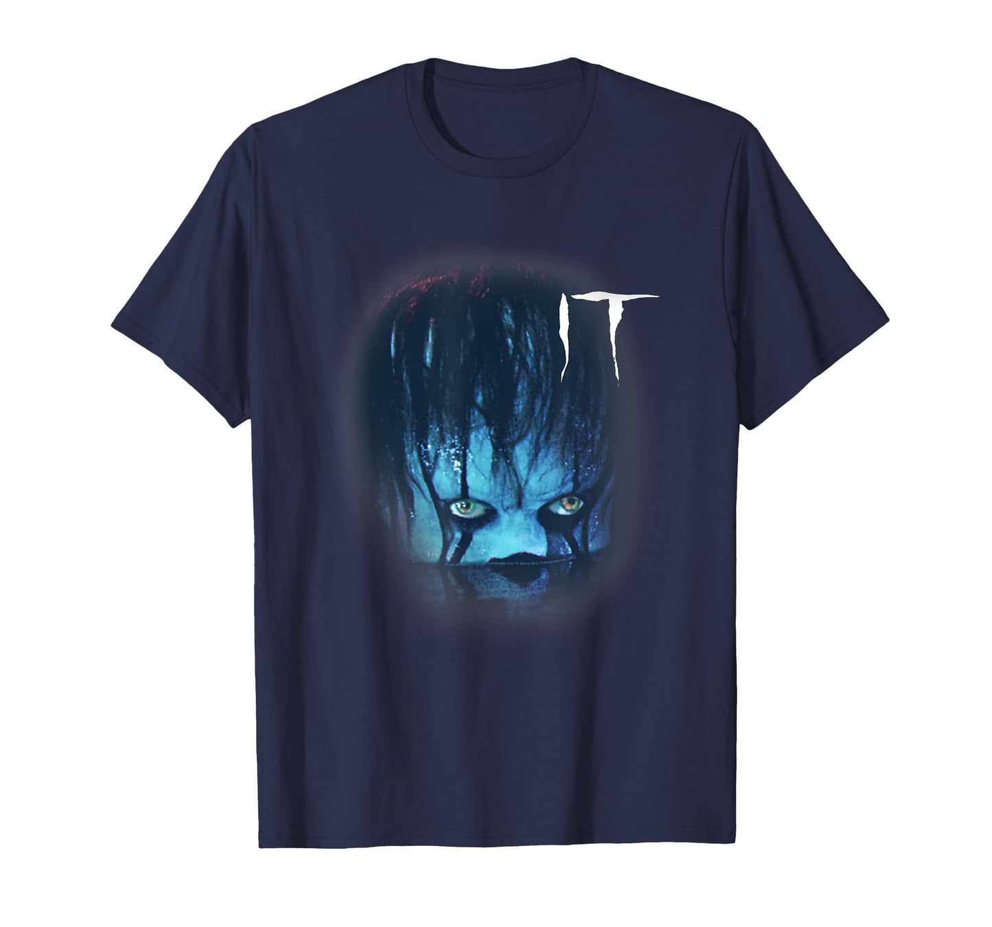 IT Movie IT Pennywise in Water T-Shirt, Black