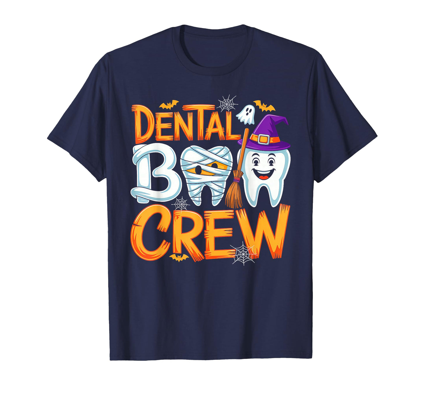 Halloween Dental Boo Crew Dentist Costume Teeth Women Men T-Shirt