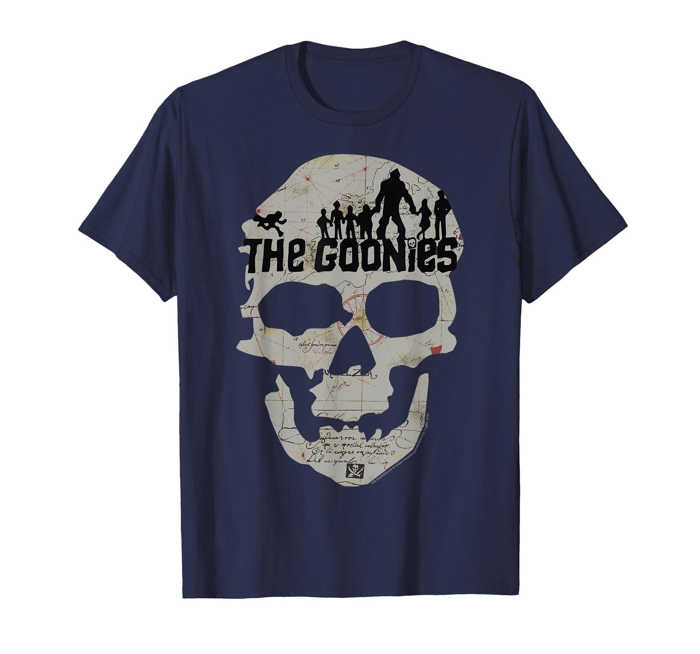 The Goonies Skeleton Map Poster T-Shirt