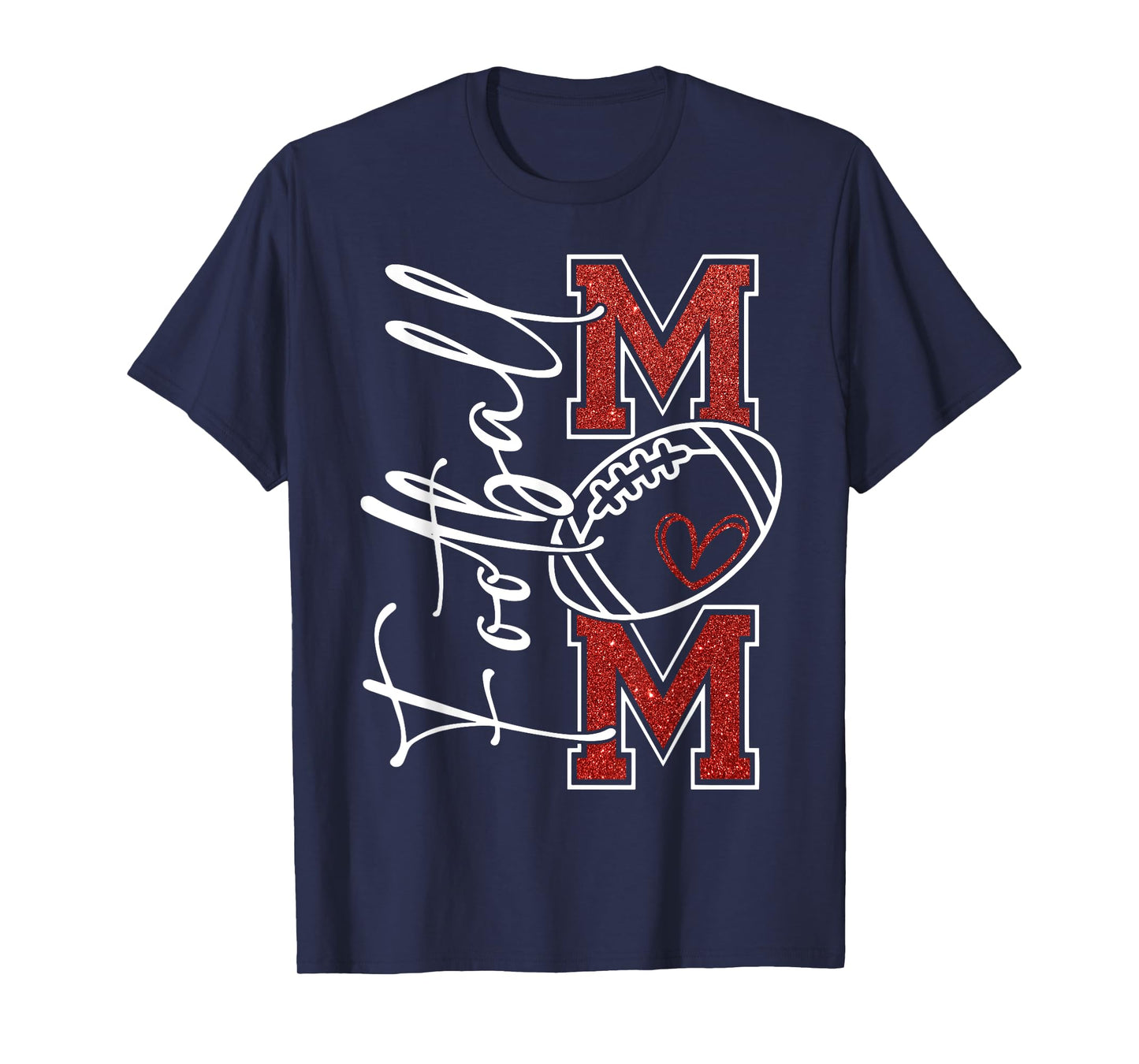 Football Mama Go Cheer Football Mom Game Day Mother's Day T-Shirt