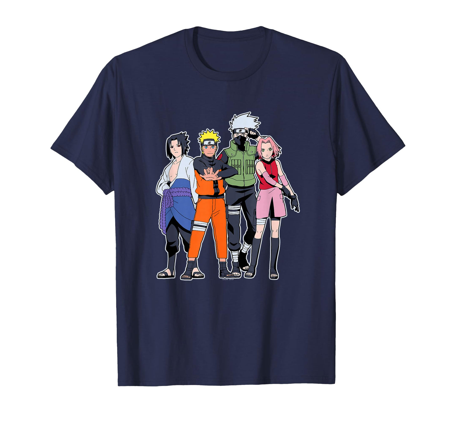 Naruto Shippuden Team 7 Group Anime T-Shirt