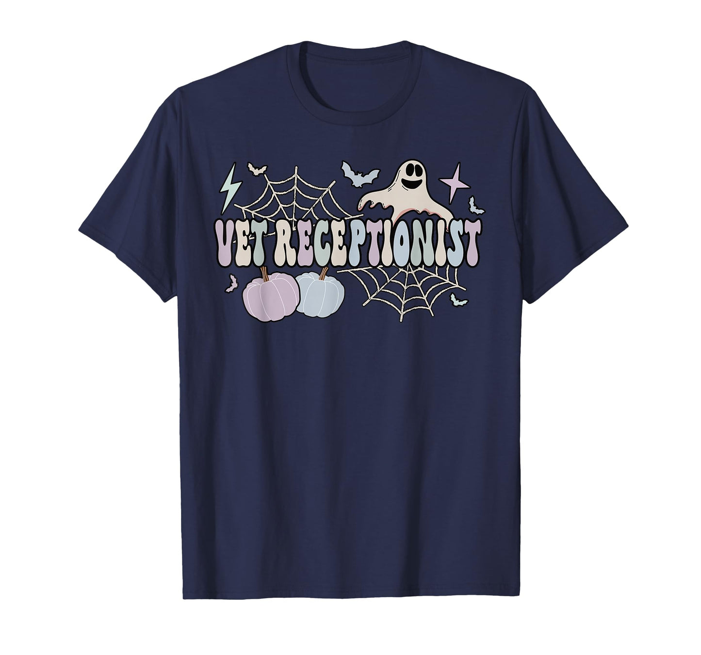 Spooky Vet Receptionist Halloween Veterinary Receptionist T-Shirt