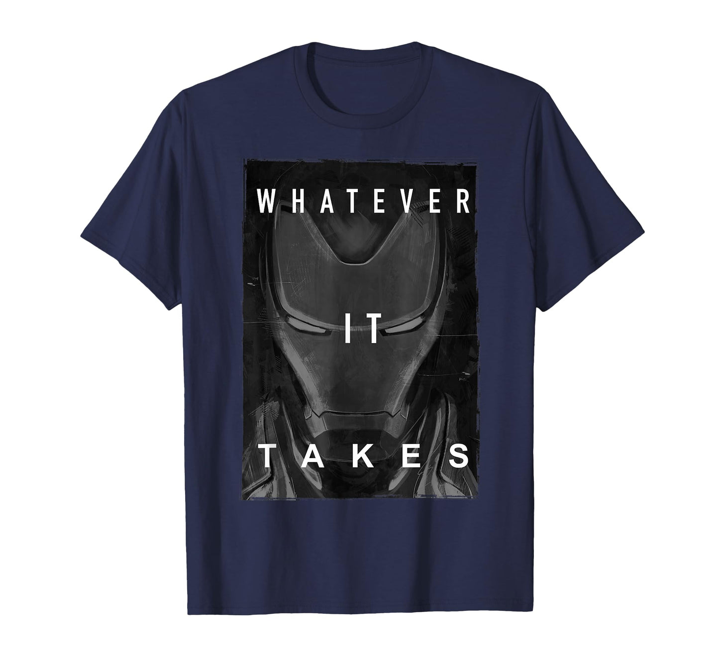 Marvel Avengers Endgame Iron Man Dark Poster T-Shirt