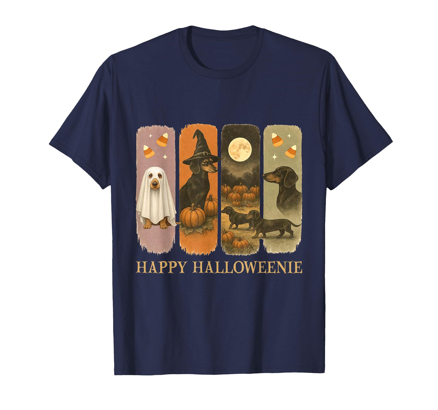 Haunted Sausage Squad Fall Costume Gift T-Shirt