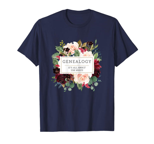 Genealogy Gift Genealogist Gift Ladies Family Research T-Shirt