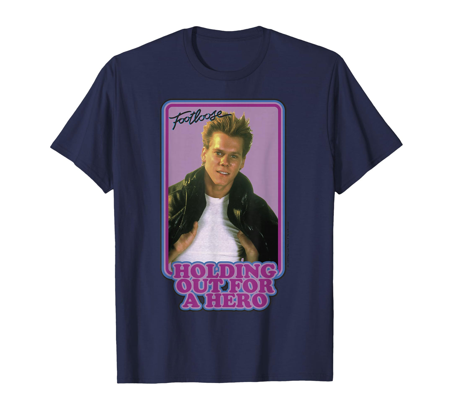 Footloose Ren McCormack Holding Out For A Hero Portrait T-Shirt