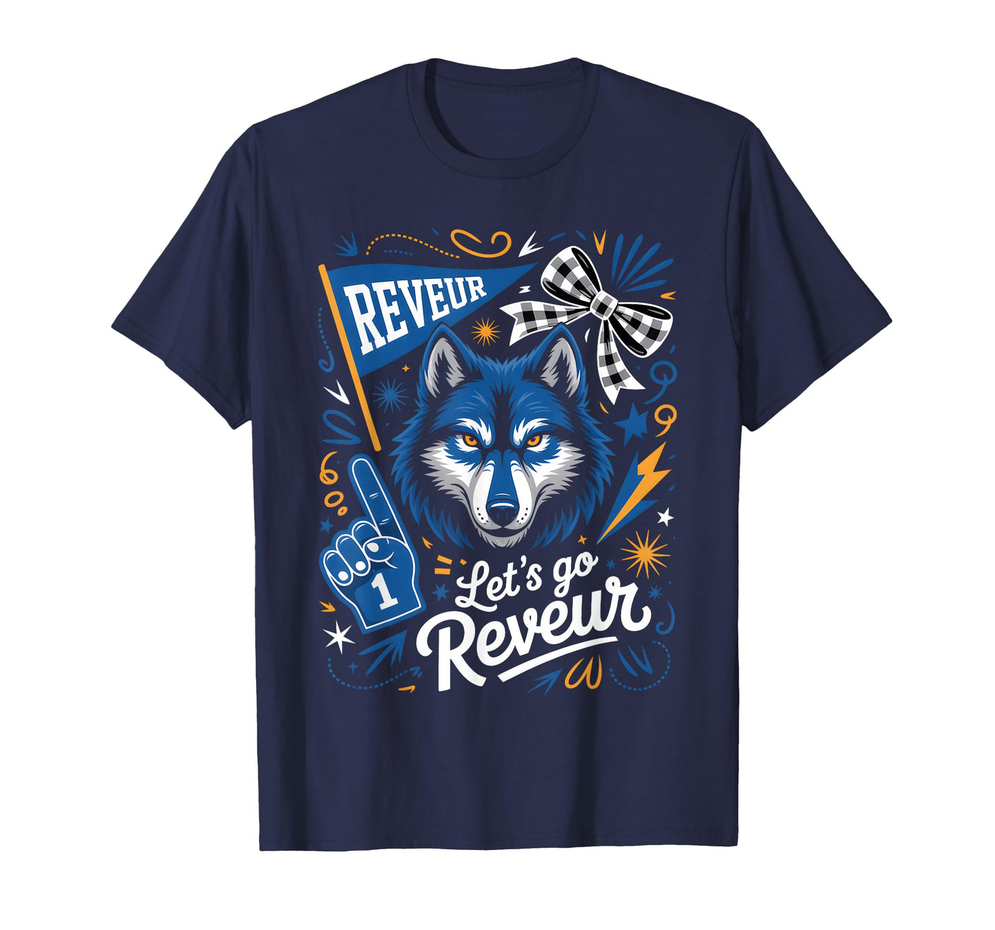 Team Reveur House Shirt Blue Reveur House of Dreamers Wolf T-Shirt