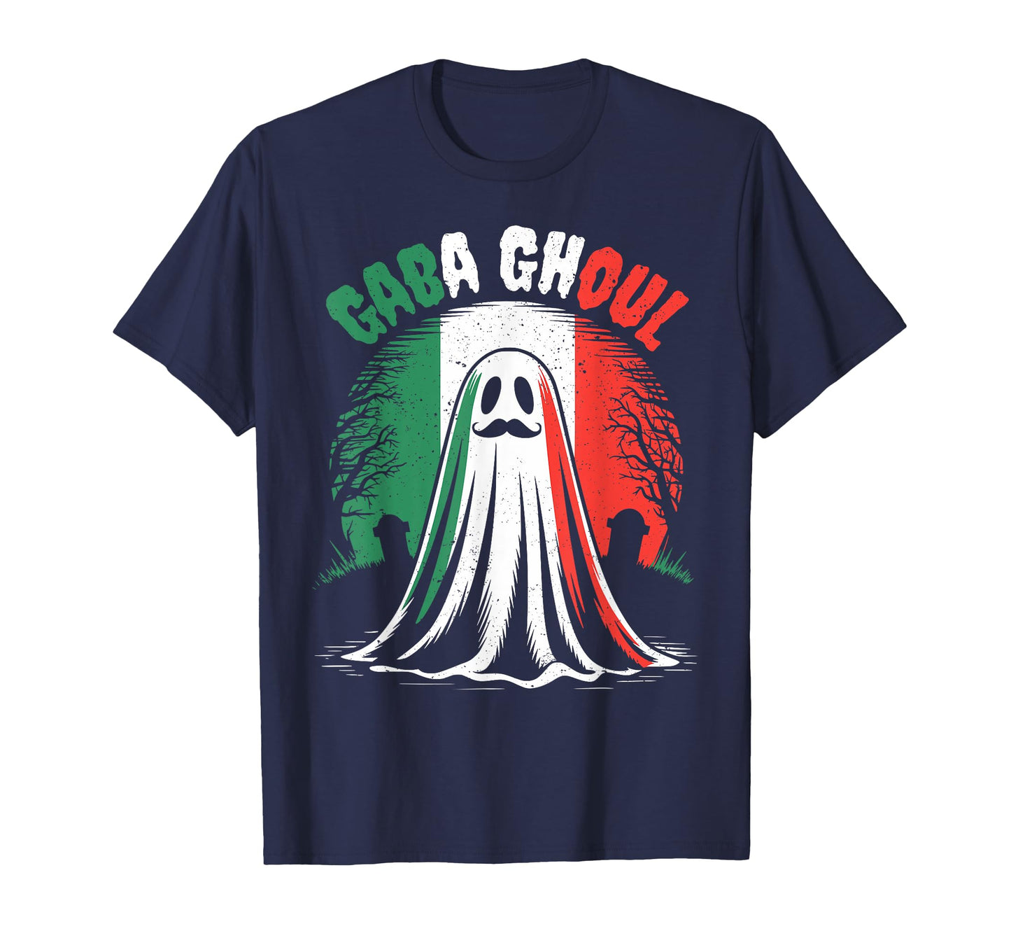 Gaba Ghoul Ghost Italian Halloween Funny Costume Men Women T-Shirt