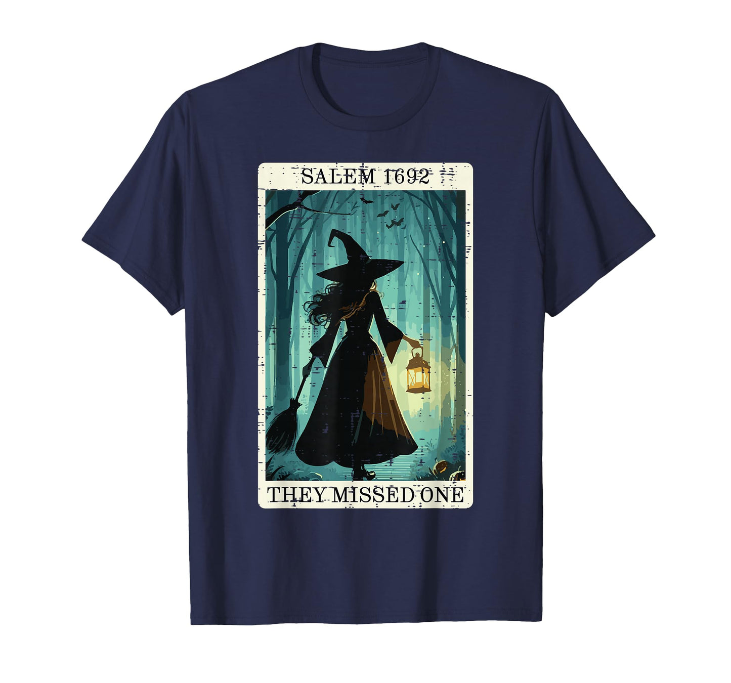 Halloween Witch Card Salem 1692 Costume Women Girls Kids T-Shirt