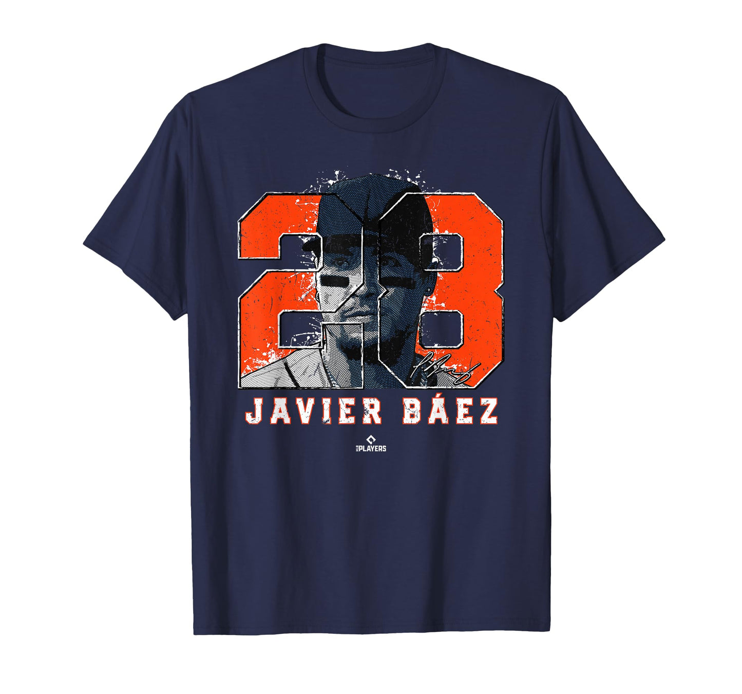 Javier Baez Silhouette Detroit Michigan MLBPA T-Shirt