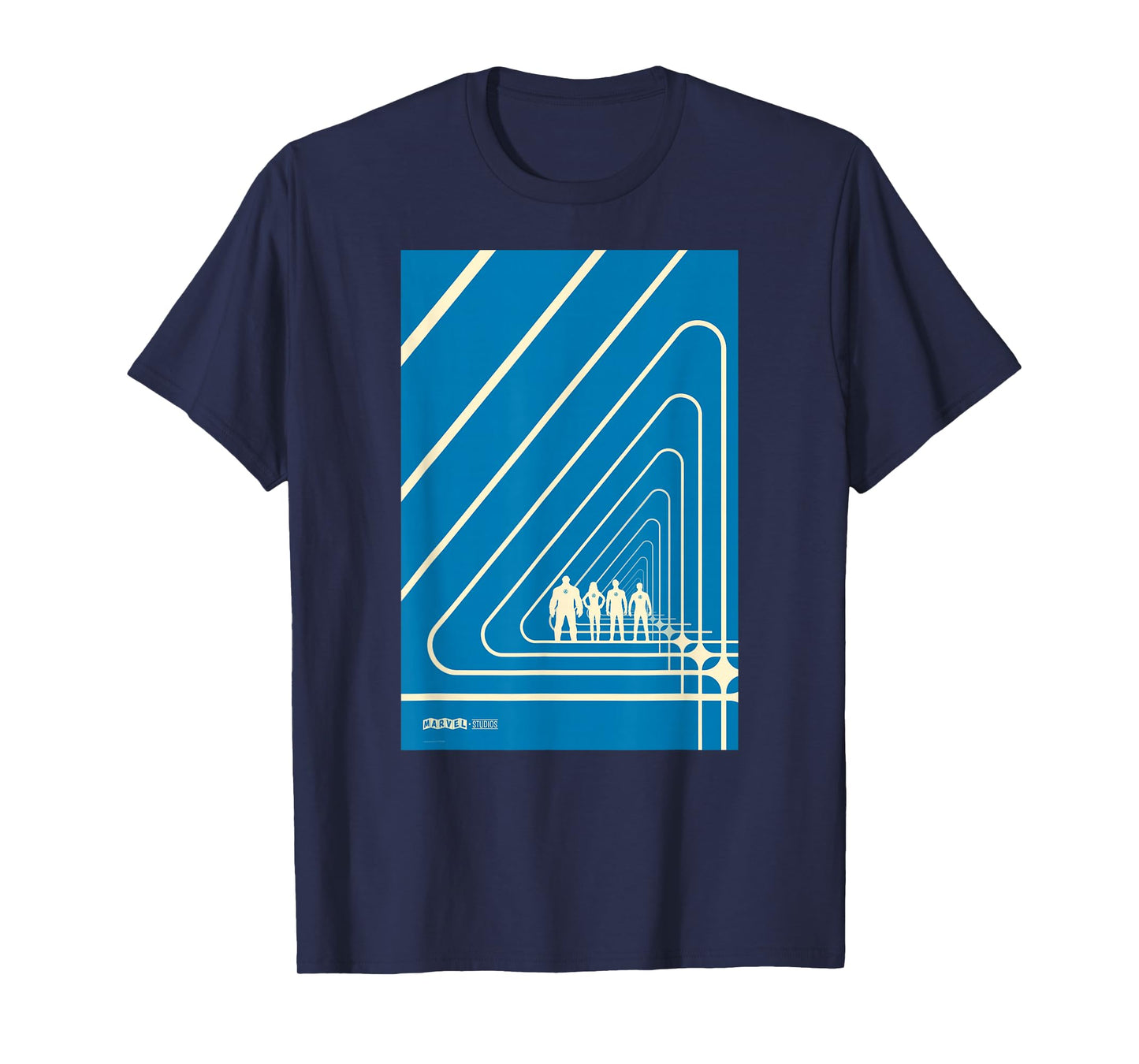 Marvel The Fantastic Four: First Steps Infinite 4 Retro T-Shirt