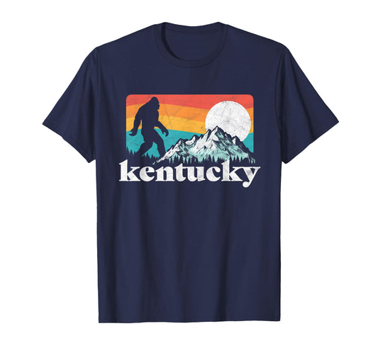 Kentucky Retro Bigfoot Mountains T-Shirt T-Shirt