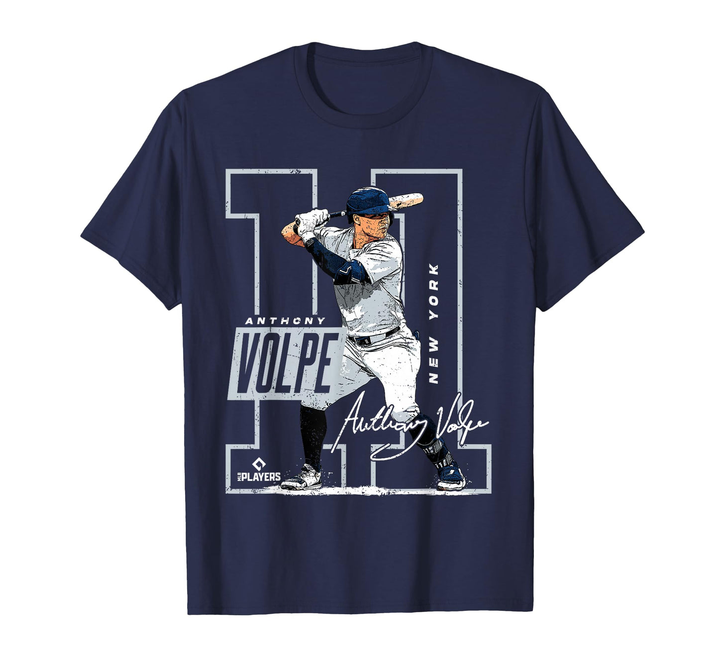 Anthony Volpe | New York Y MLB Baseball Players | MLBAVO202M T-Shirt