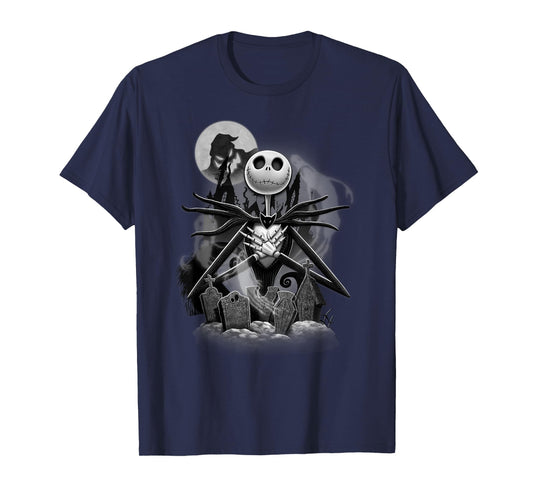 Disney - Nightmare Before Christmas Jack Night Scene T-Shirt