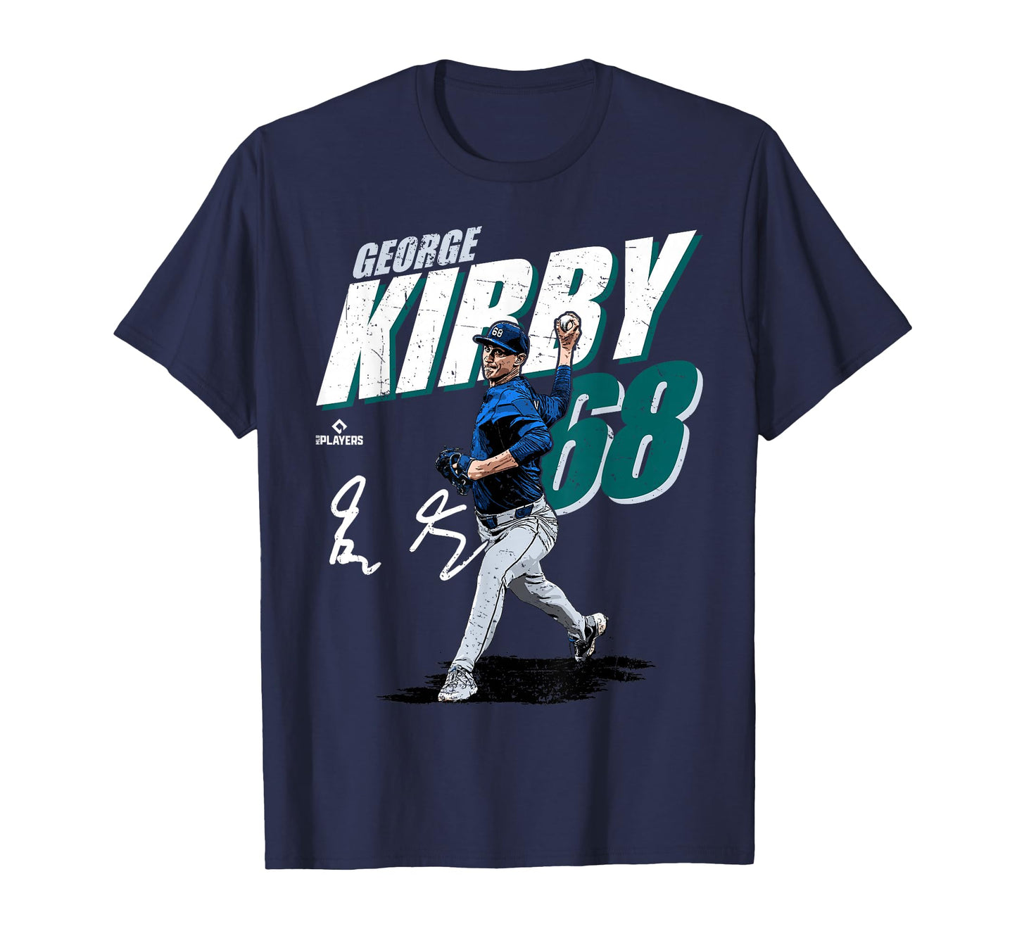 George Kirby | Seattle MLB Baseball Players | MLBGKI204M T-Shirt