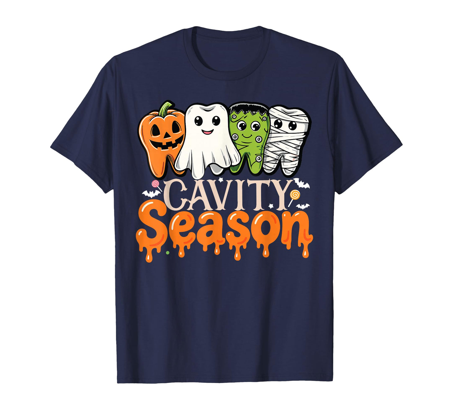Cavity Season Halloween Tooth Funny Dental Hygienist T-Shirt