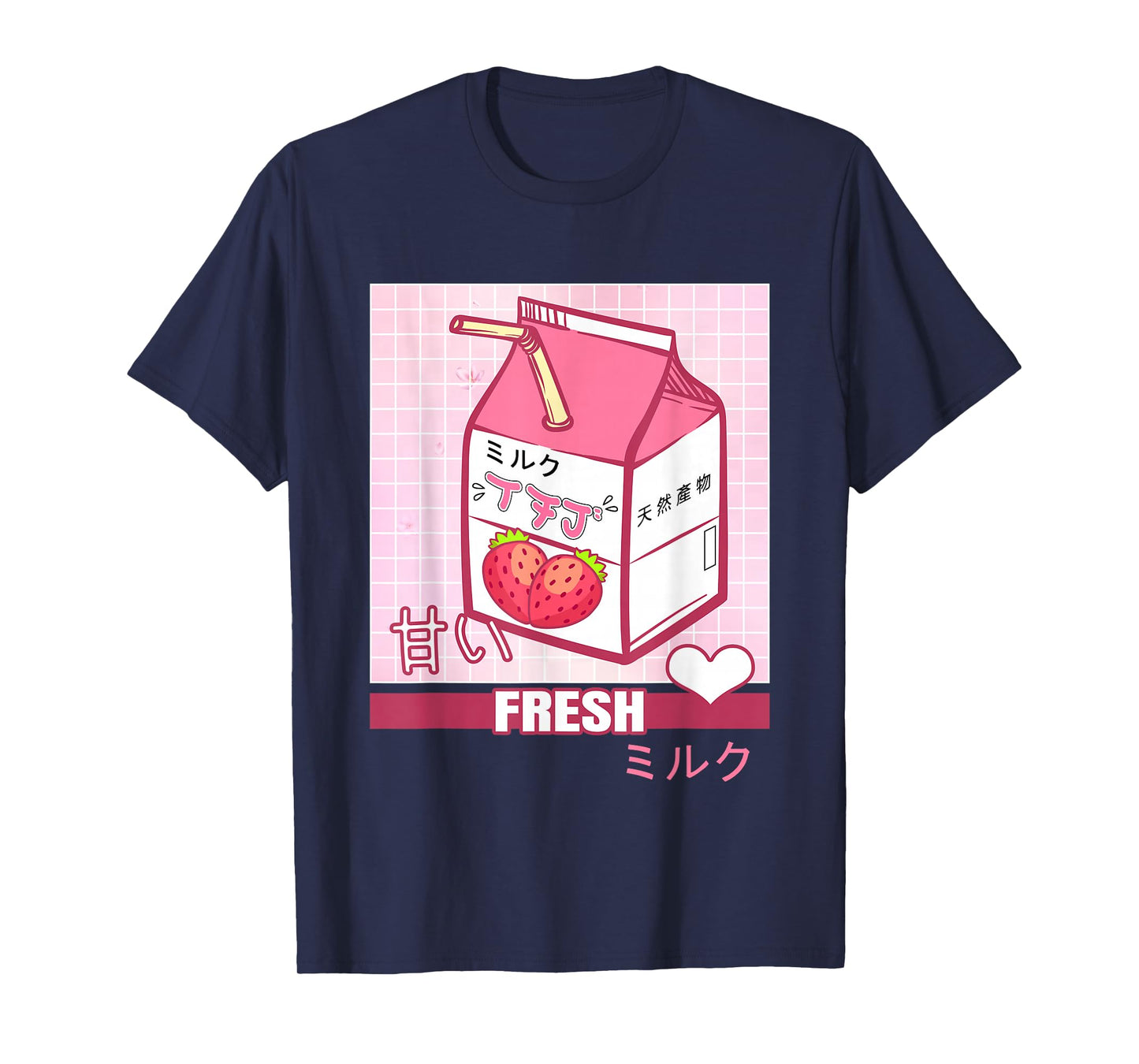 90s Japanese Otaku Gifts Anime Shirt Aesthetic Stylish Milk T-Shirt