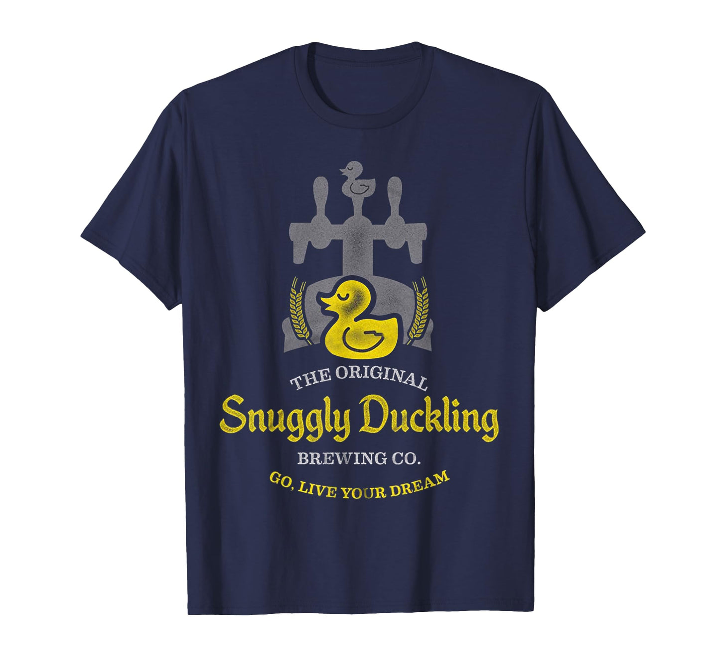 Snuggly Duckling Brewing Company Mens Womens T-Shirt