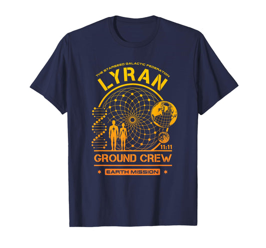 Lyran Starseed Earth Mission Ground Crew T-Shirt