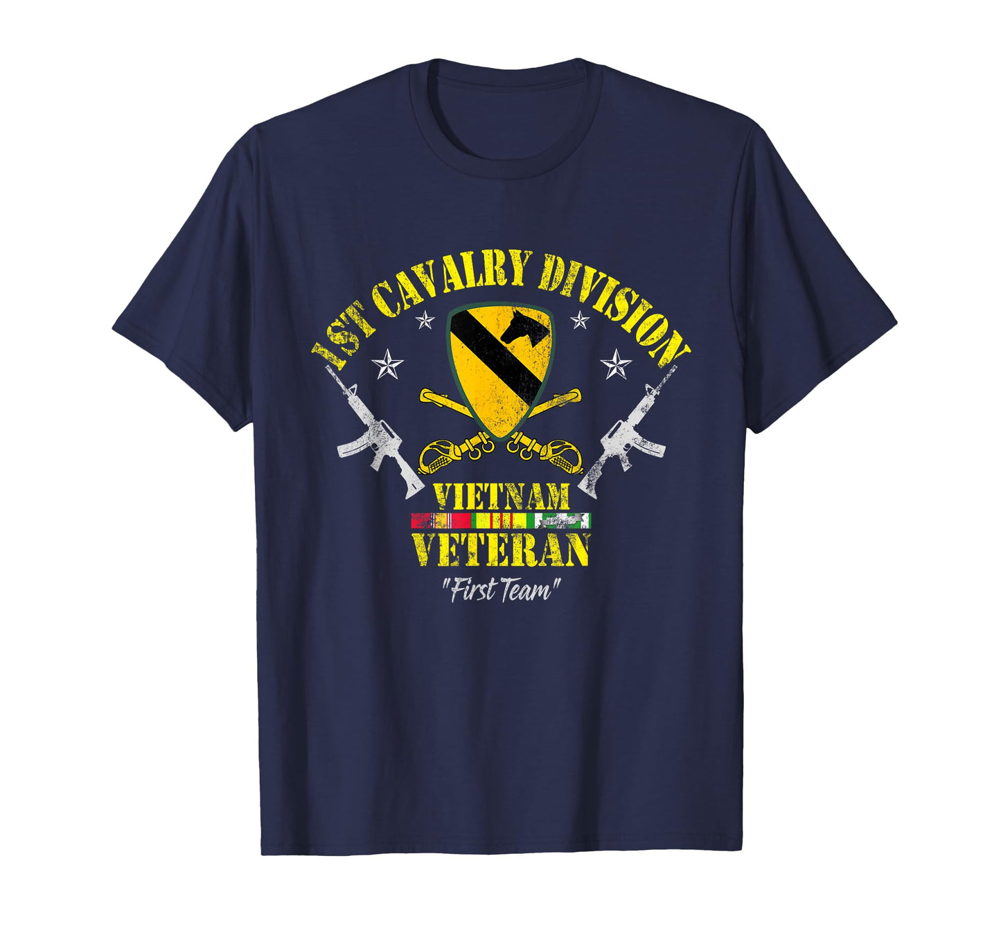 Vietnam Veteran 1st Cavalry Division Patriotic Veterans Day T-Shirt