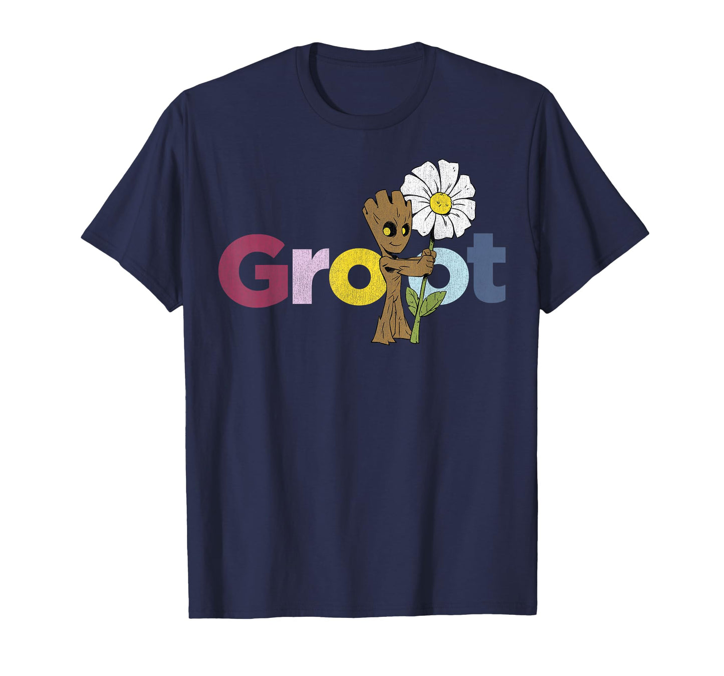 Marvel Guardians of The Galaxy Groot Flower T-Shirt Small