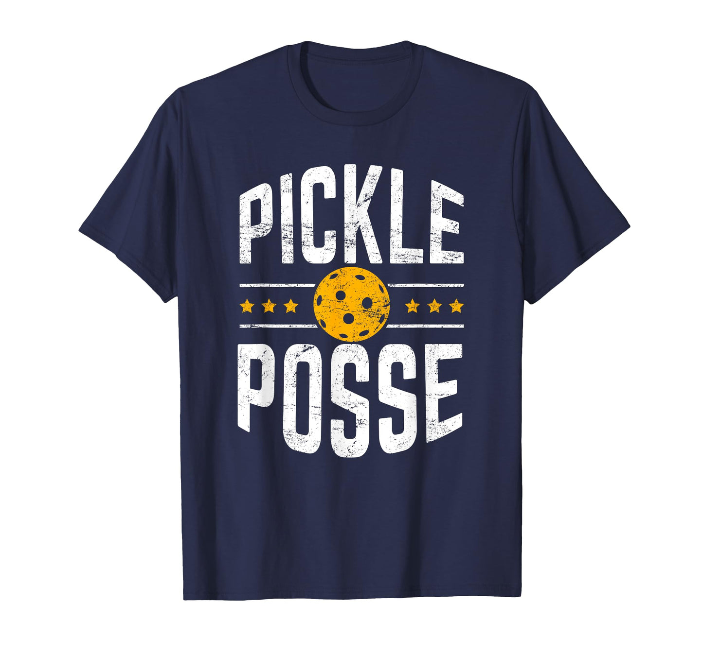 Pickle Posse Funny Pickleball Player Coach Team T-Shirt