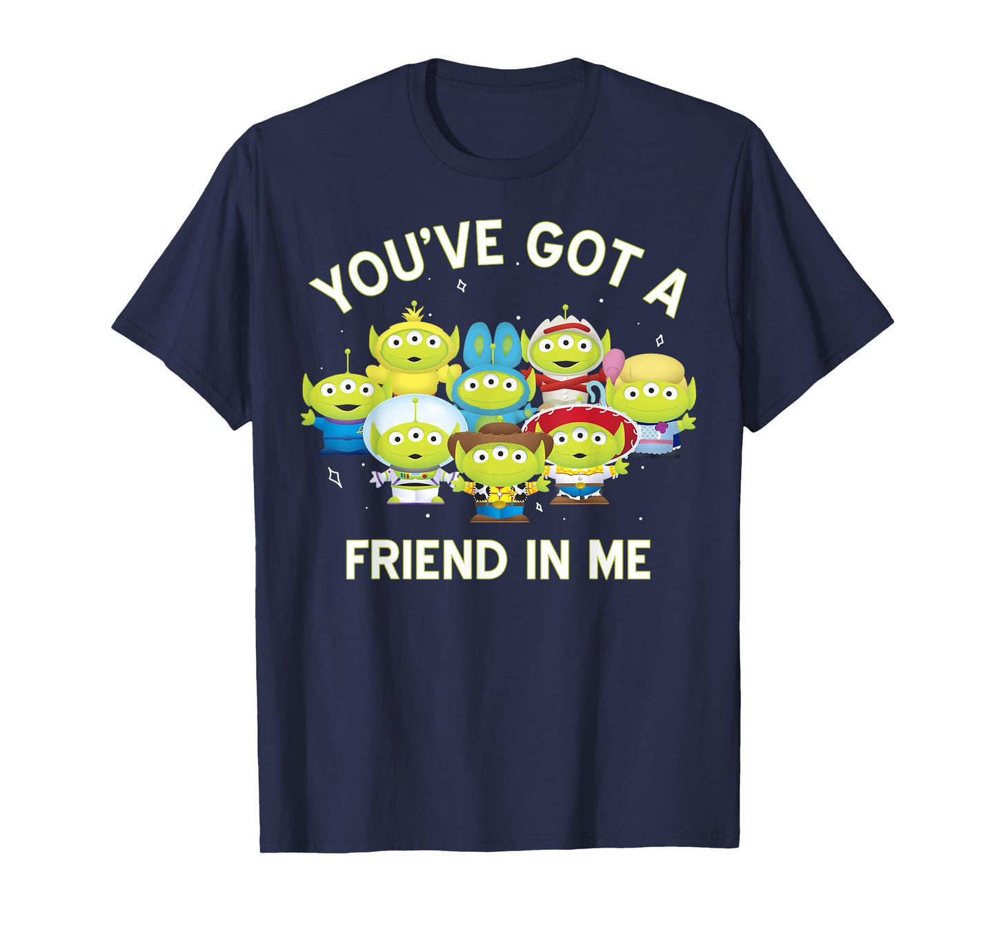 Disney Pixar Aliens Toy Story You've Got A Friend In Me T-Shirt